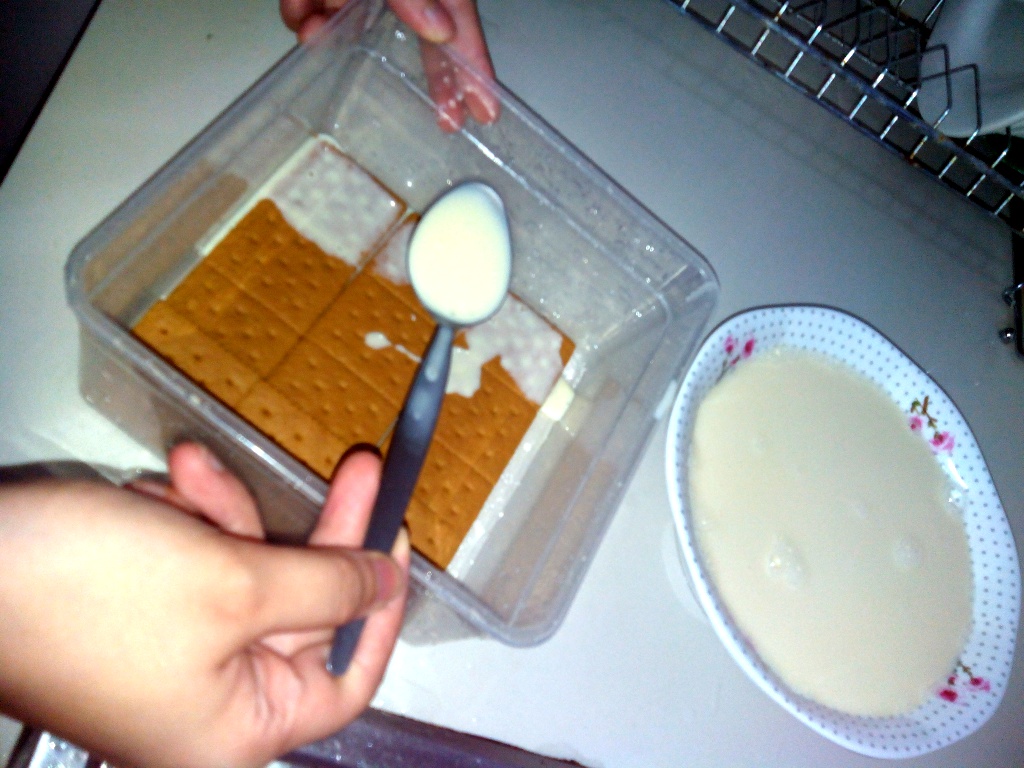 Spread Milk Mixture for Mango Float